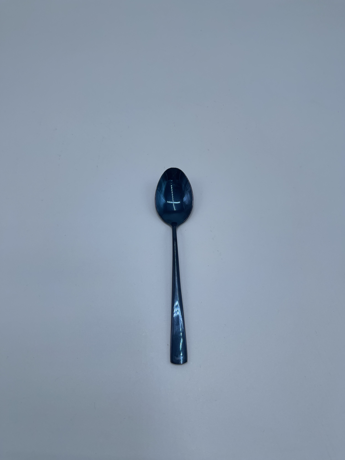 Cuchara Postre Liso Azul