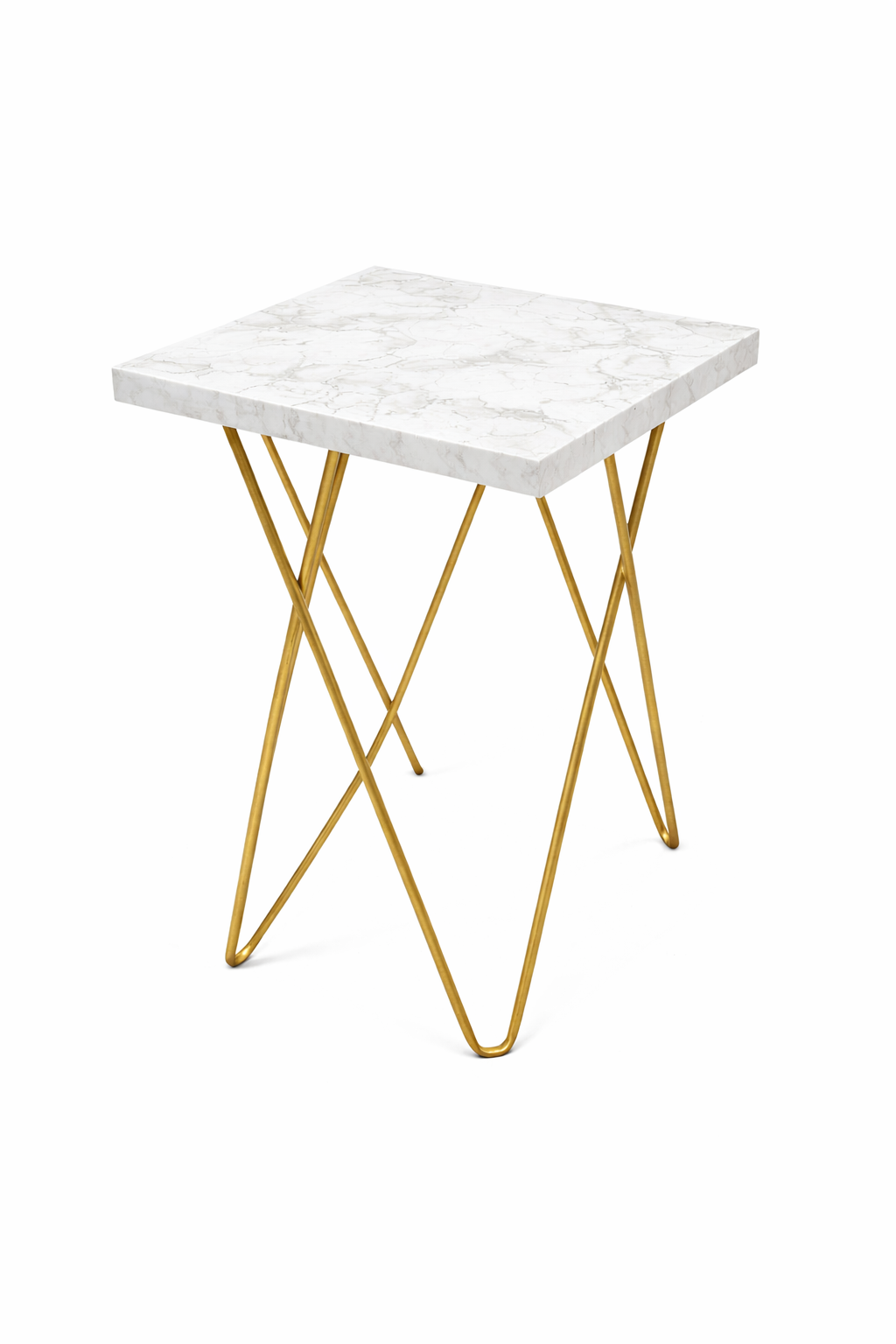 Periquera Mármol Blanco Chica 4 Personas