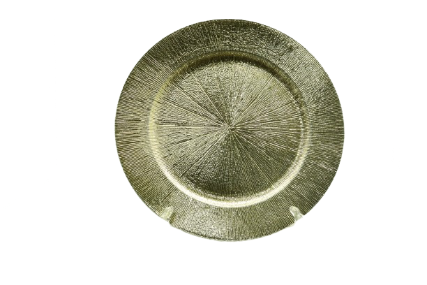 Plato Base Melamina Kelly Dorado