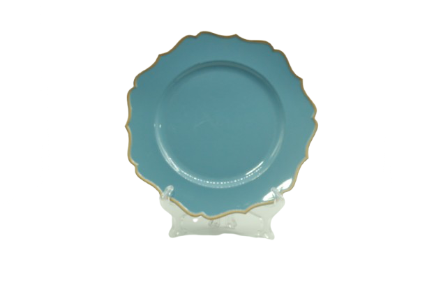 Plato Base Melamina Luciana Azul