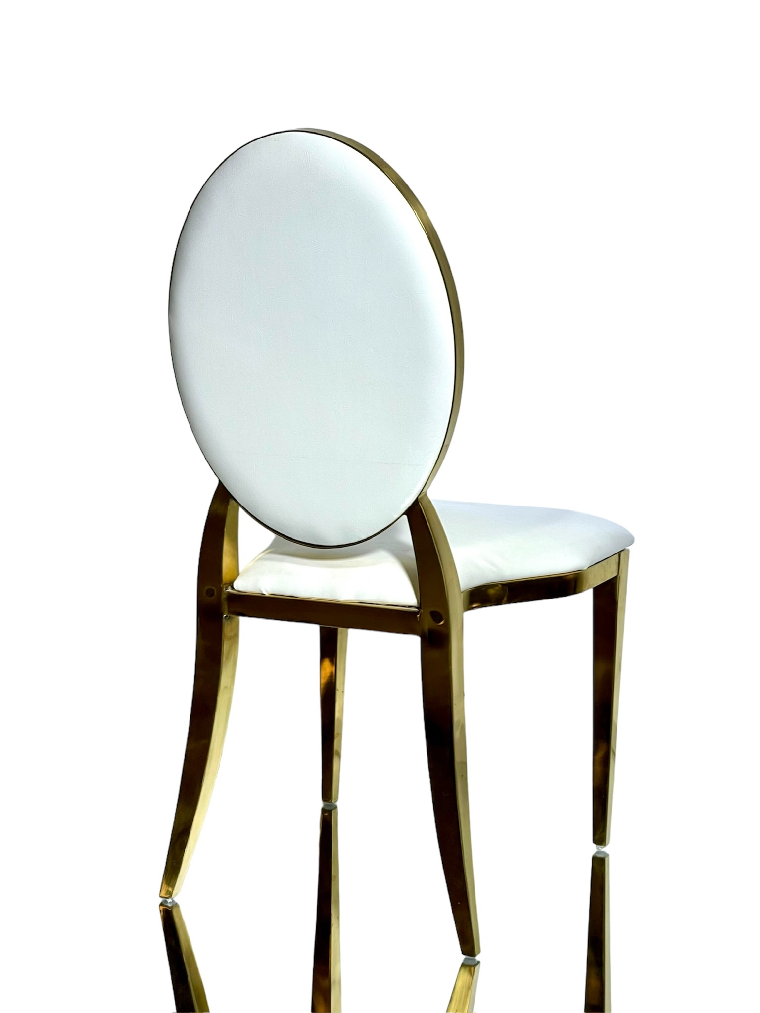 Silla Ovalo Blanca - Vista 2